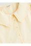 Yellow Peter Pan collar Girls' Shirt (S6) - 2