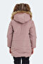 Camelia Girls' Hooded Powder Coat & Jacket - 2