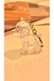 Dog Hair Filling Keychain - Dog Hair Storage Keychain - Transparent Keychain - Fill It Yourself - 2