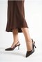 Women's High Heel Shoes Bitter Brown Skin - 2