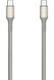 FLEXIX 60W USB-C to USB-C Braided Cable 1m, Laptop Compatible, 10K+ Bend Lifespan, Data Transfer