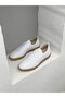 26Y-088-Pony Genuine Leather Flat Sole Sneaker Sports Shoes for Women