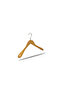 Wooden M023 40cm Women's Coat Hanger Natural Color 50 Pieces - 2