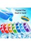 Kids Crystal Clay Soft Transparent Magic Mud, 12 Pieces - 2