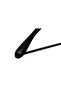 Wooden M023B 40cm Suit, Jacket, Coat Hanger with Bar 1 Piece - 4