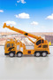 Toy Crane Yellow Construction Vehicle Friction-Moving Tower and Extending Arm 17 cm Engineering Vehicle - 5
