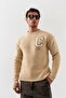 C Letter Crew Neck Knit Sweater - 4