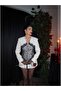 Lace Detailed Padded Shoulders Jacket - 6