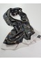 Luxury Voile Silk Shawl Hijab Foulard Scarf Shawl Floral Pattern 70 X 180 cm - 2