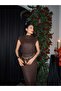 Sleeveless Waist-Fitted Lace Dress - 2