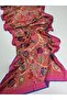 Luxury Voile Silk Shawl Hijab Foulard Scarf Shawl Venus Pattern 70 X 180 cm - 4
