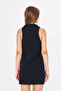 Linen Dress with Shirt Collar - 5