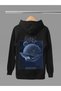 Gojira Printed Cotton Long Sleeve Fleece-Lined 3-Yarn Hooded Rock Sweatshirt