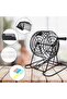 Traditional Party Bingo Game Set – Durable Iron Cage and Plastic Components - 4