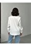 Noir silk satin shirt white - 5