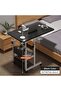 Adjustable Bedside Laptop Table with Wheels