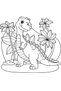 Colorful Dino World 3-6 Years Old Large Illustrated Coloring Book - 7