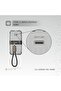 Aerion 10000mAh Fast Charging Power Bank with Grip Cable & Type-C PD - 3