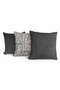 Decorative Cushion Cover, High-Quality Woven Fabric, Stain-Resistant, Set of 3