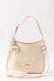 Mila Charmlı Large Size Soft Leather-Look Large Volume Cream Women's Shoulder Bag Pbu3207 - 5