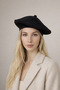 Women's Painter Beret French - Plush Soft Wool Angora Hat - 2