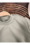 Striped Safari Hat Shoulder Snap Sweatshirt Dungaree 3-Piece Baby Boy Set - 5
