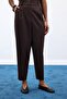 Lena Carrot Pants - Brown - 6