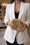 Straw Bag, Metallic String Bag, Crossbody Bag, Gold Bag, Gold Color, Evening Dress Bag