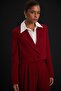 Luna Short Jacket - Burgundy
