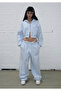 Glitch eyelet Oversized tracksuit set