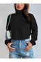 Women's Short Jacket with Pocket Detail - 4