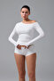 Serene - Asymmetric One-Shoulder Detail T-Shirt