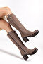Genuine Leather Women's Winter Suede Boots, Sizes 36 to 41 - 4