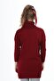 Women's Pocketed Sweater Burgundy - 4