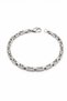 Men's Steel King Bracelet Does Not Fade in Color