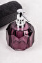 1 Piece Purple Liquid Soap Dispenser 300 ml Diamond Patterned Modern Acrylic Soap Dispenser 9 cm X 13.5 cm - 4