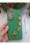 Samsung GALAXY A23 Compatible Heart Stone Hand Snap Laser Cut Case - 3