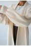 Women's Long Plush Knitwear Cardigan - 6