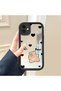 iPhone 11 Compatible Black Silicone Heart Patterned Mirror Surface Lens Protection Case - 3
