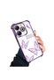 Tecno Spark Go 2024 Compatible Transparent Four-Corner Silicone Cover Glossy Edge Case Butterfly Pattern - 2