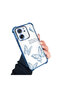 Mi 13t Pro/Mi 13t Compatible Transparent Four-Corner Silicone Coating Glossy Edge Case Butterfly Pattern - 2