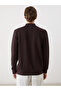 Esvab • Modern & Distinctive Devrik Roba Collar Long Sleeve Men's Sweatshirt - 5