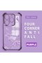Infinix Hot 40I Compatible Transparent Four-Corner Silicone Cover Glossy Edge Case Butterfly Pattern