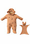 100% Cotton Hooded Baby Rompers with Sleeping Companion Gift for 3-6-9 Months - 2