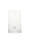 Monogrammed Letter "K" Hand Towel Silver Thread Cotton Personalised Letter