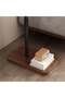 Adjustable Wooden Side Table for Sofa and Bed, Height Adjustable 60–90cm Laptop Table, - 3
