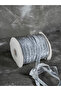 1 cm Velvet Decorative Ribbon 3 Meters (Silver)-1 cm Glitter Ribbon - 2