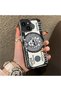 Case for iPhone 15 Plus/14 Plus Compatible Hard Acrylic Back Silicon Edge Lens Protection Case Funny Pattern