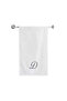 Monogrammed Letter "D" Bath Towel Silver Thread Cotton Personalised Letter