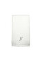 Monogrammed Letter "G" Hand Towel Silver Thread Cotton Personalised Letter